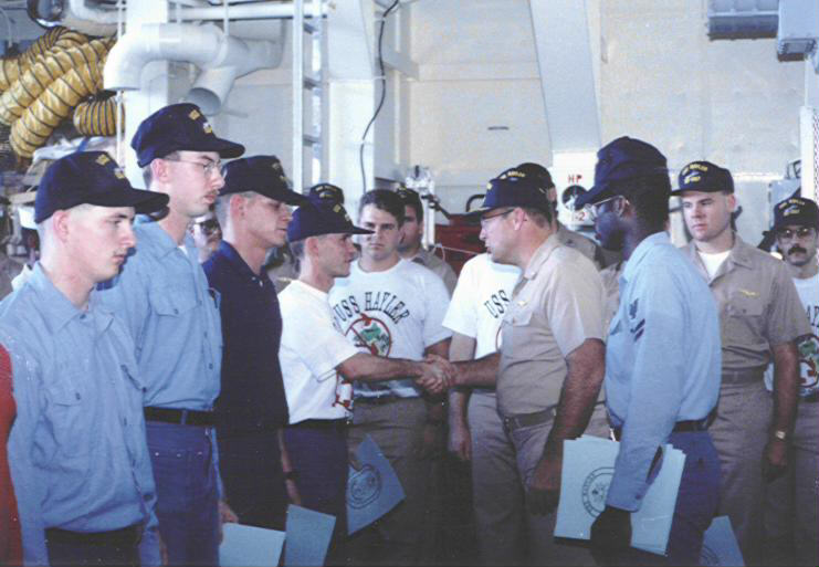 I am getting a letter of appreciation here for my work on the AN/SPS-49 Air Search Radar.